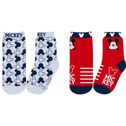 Mickey Mouse - Socks for boys - 2 assorted - 23-34 cm