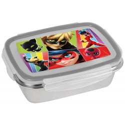 Miraculous / Ladybug - Brotdose bunt 850ml Edelstahl
