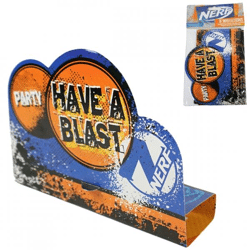 Nerf invitation cards and envelopes 12 x 16 cm 8 pcs.
