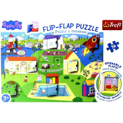 Peppa Pig Welt - Flip-Flap Puzzle 36 Teile