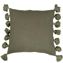 PTMD Kissen Dolly taupe 45 cm