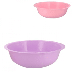 Schale Basic Zink lila/rosa 19 cm 2 Stück sortiert