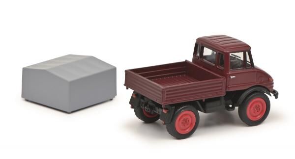 Schuco 452660900 - Unimog U406 rot, 1:87    - Modellauto