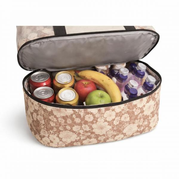 Strandtasche mit Kühlfach 39 cm 3fach sortiert