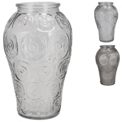 Vase Delight grau 25 cm 3 Stück sortiert