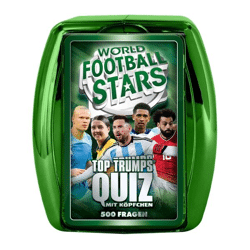 Winning Moves 59343 - Quiz Weltfussball Stars - Kartenspiel