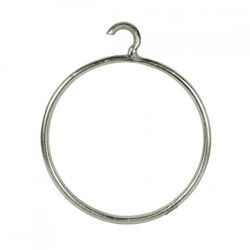 Anhänger Kreis Silber 43 cm