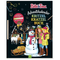 Bibi & Tina - Adventskalender Kritzel Kratzel Buch