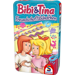 Bibi & Tina, friendship bracelets - take-along game in metal box