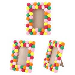 Bilderrahmen Pompom, für Bilder 10x15cm