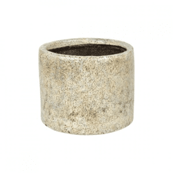 Flower pot Pistachio crackle beige 10,5 cm