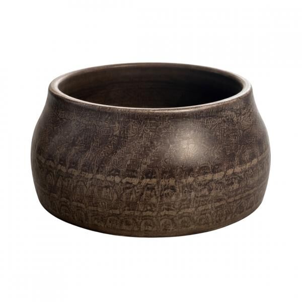 Blumentopf Pyramide braun 17 cm