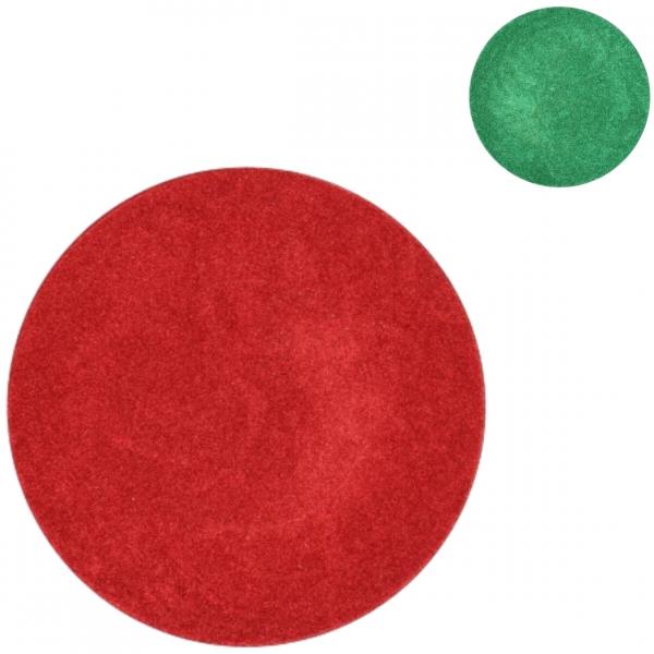 Deko-Teller Melamin Shine grün/rot 33 cm 2fach sortiert