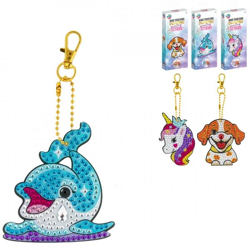 Diamond Painting Schlüsselanhänger DIY 3fach sortiert