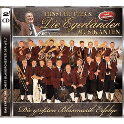 Die größten Blasmusikerfolge 2 CD - Ernst Hutter & die Egerländer Musikanten / CD