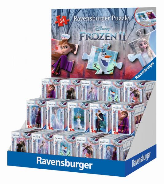 Disney Frozen 2 - 54 Teile Minipuzzles (Verkaufsdisplay/Thekendisplay 45 Puzzle)