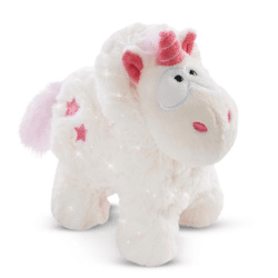 Einhorn Theodor mit Schneeanzug 22 cm GREEN