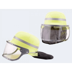 Feuerwehrhelm mit Visier - 28 cm