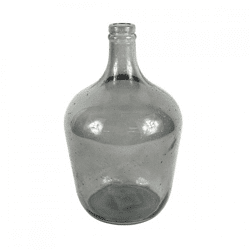 Bottle recycled glass gray 30 cm
