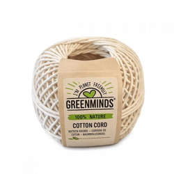 Greenminds katoenen koord naturel 20 m
