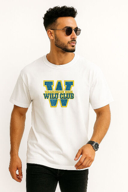 Herren Basic T-Shirt Preimum Qualität Aufdruck Baumwolle Rundhals arbeit