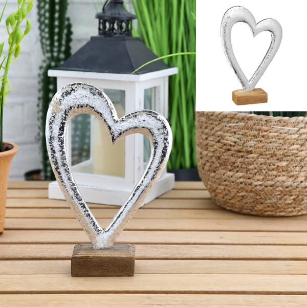 Herz auf Fu&szlig;, gr., 25cmH