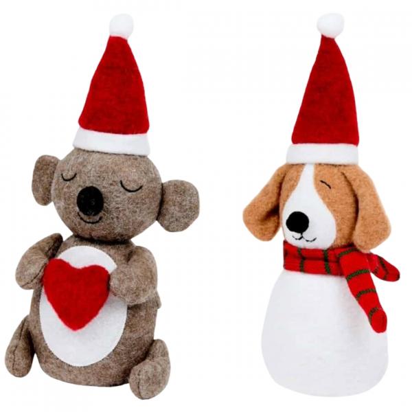 Home Accents Türstopper Weihnachten 27 cm 4 Stück sortiert