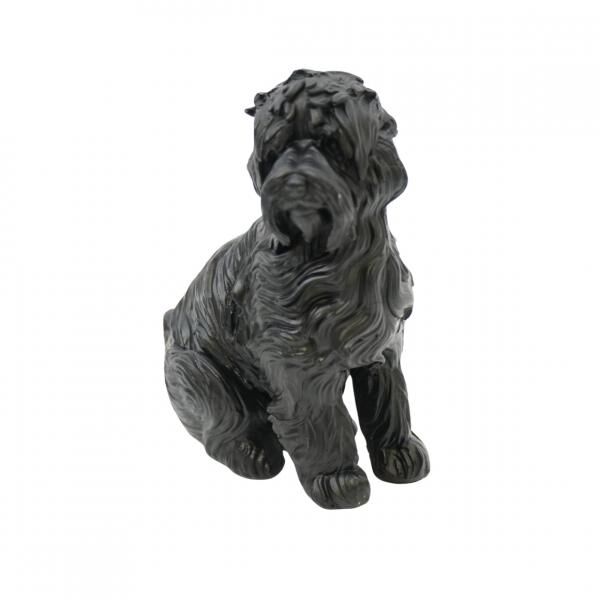 Housevitamin Statue Labradoodle Hund schwarz 10,5 cm