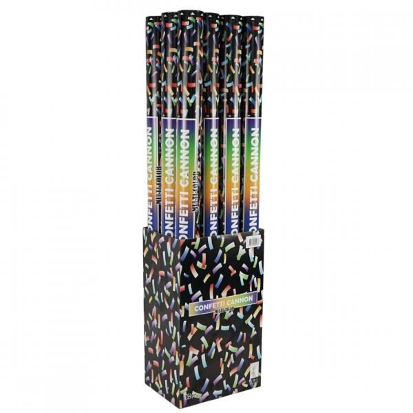 Konfettikanone mehrfarbig 78 cm