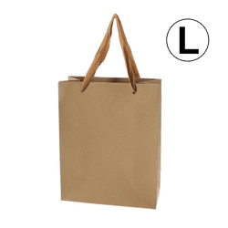 Kraftpapier Geschenktüte Hoch L