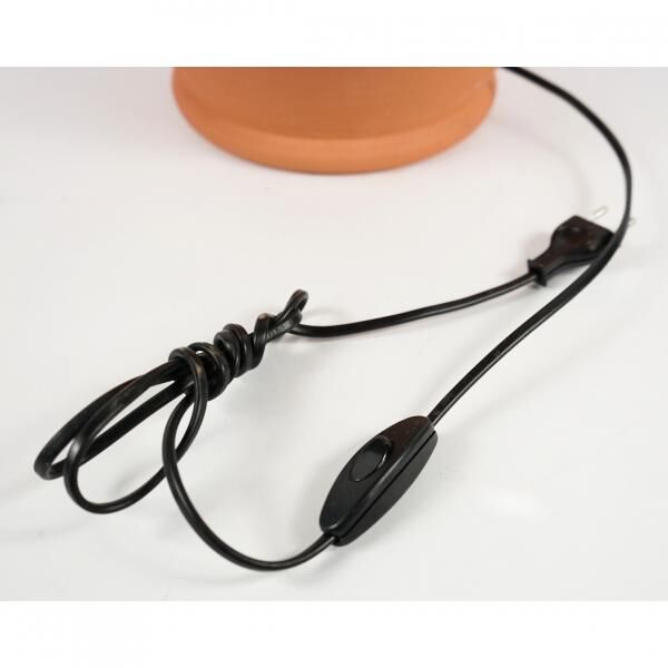 Lampenschirm Terracotta M 51 cm EU-Stecker