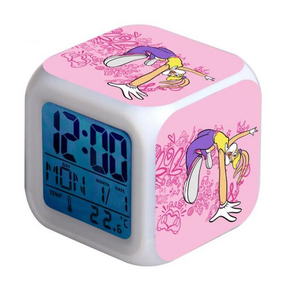 LED Wecker (digital - leuchtend)  Lola 009 Looney Tunes Pink