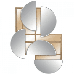Len-Fra wall mirror Miro bronze 90 x 127 cm