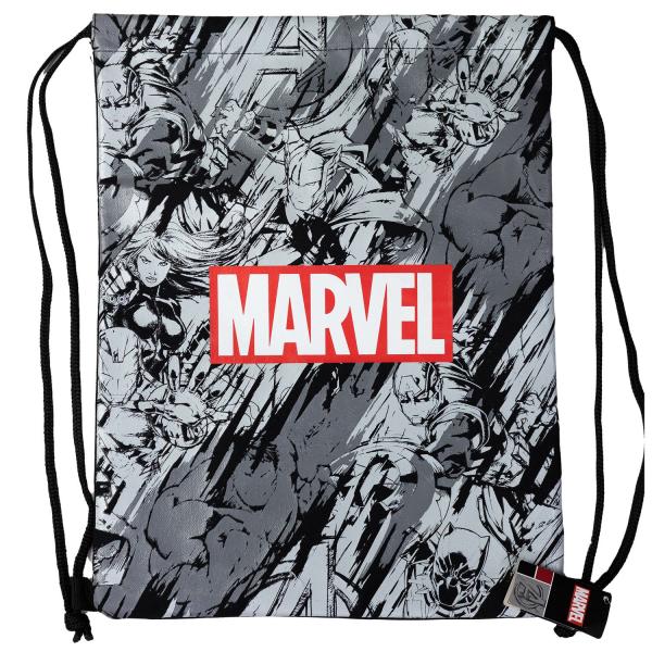 Marvel Pattern - Isolierte Tasche mit Kordelzug - 30 x 40 cm