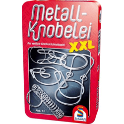 Metall-Knobelei Duell XXL - Mitbringspiel in Metalldose