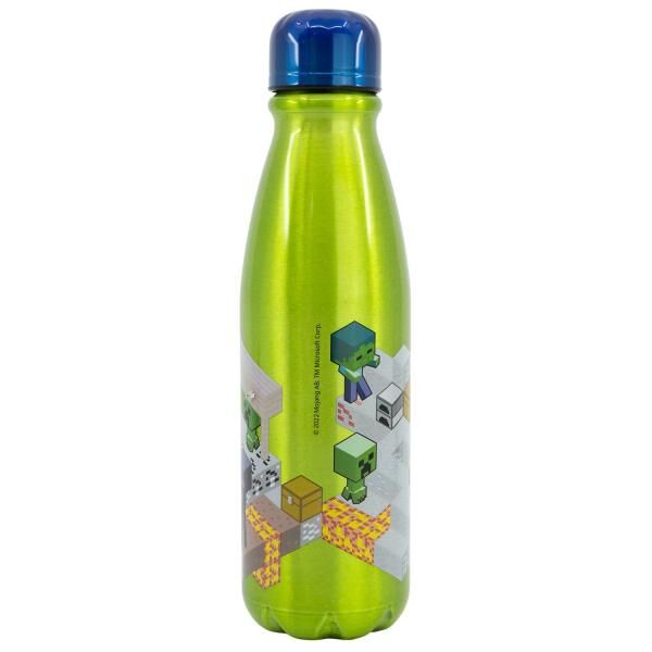 Minecraft Isometric - T&auml;gliche Aluminium Flasche - 600 ml