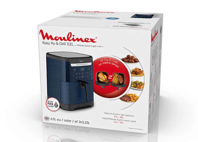 Moulinex Easy Fry & Grill XXL hot air fryer - Large air fryer & grill for versatile cooking