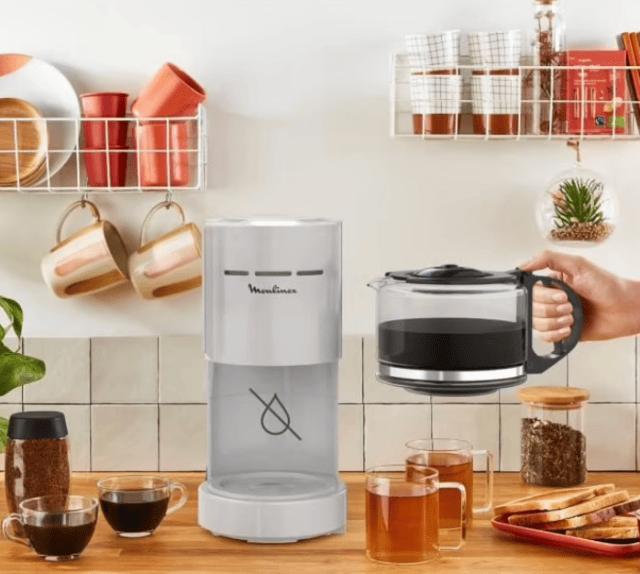 Moulinex Simpleo Kaffeemaschine Grau – Filterkaffeemaschine für bis zu 12 Tassen