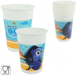 Plastic cups Finding Dory 200 ml 8 pieces