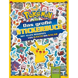 Pokémon: The big sticker book with all regions from Kanto to Galar