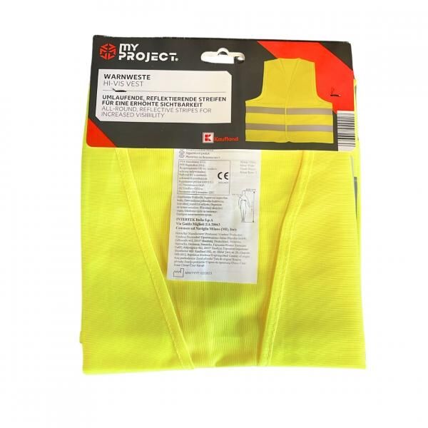 (R) Sicherheitsweste für Erwachsene gelb Einheitsgröße