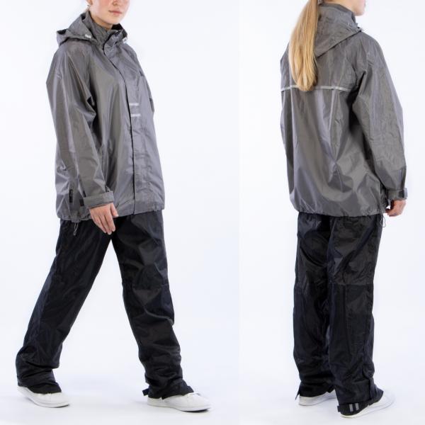 Ralka Regenanzug 43SM grau 2 Größen sortiert 36 Stück