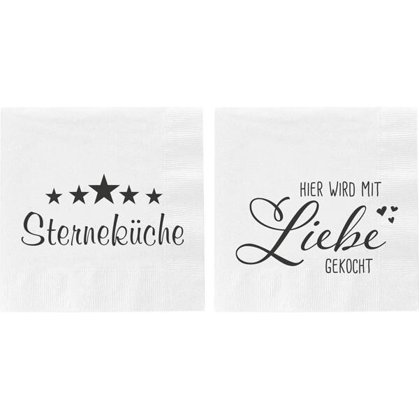 Servietten "Sternek&uuml;che" 20er Pack, 2/s