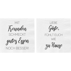 Servietten Tischgast, 2/s 20er Pack