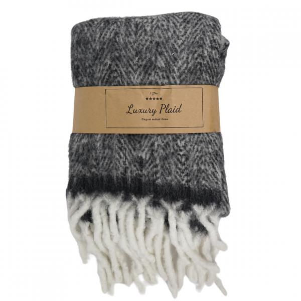 Take a Plaid Polyester grau 130 x170 cm