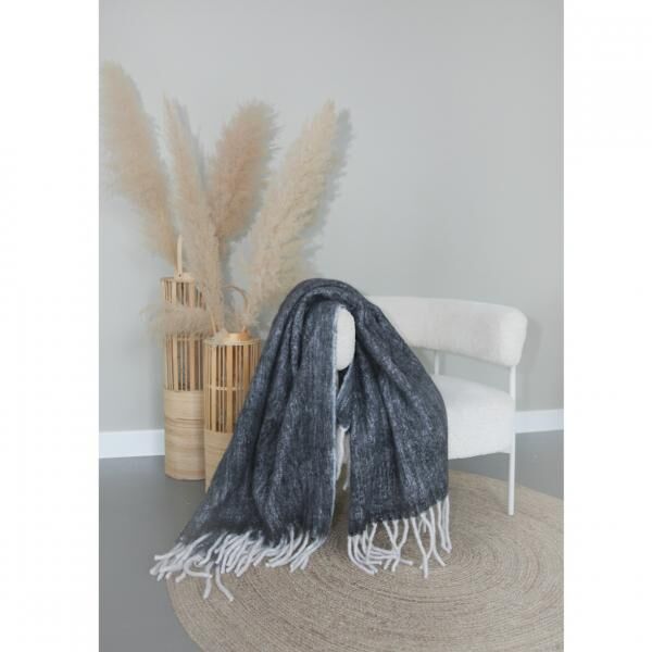 Take a Plaid Polyester grau 130 x170 cm