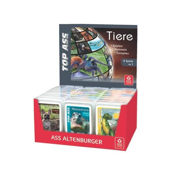 Animals - Quartet game assorted - 30 pieces in display