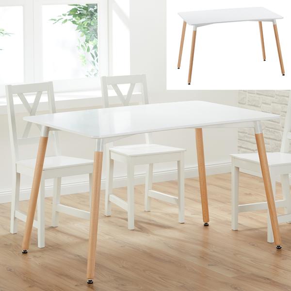 Table, rectangular, white, approx. 120 x 80 cm