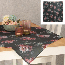 Floral tablecloth, approx. 85x85cm