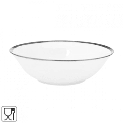 Vtwonen Schale Weiß Silber 18 cm